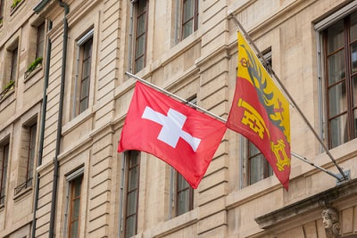 swiss bank flag