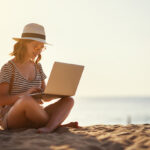 Working by the waves, this digital nomad ensures her finances are in order by completing Form 14653.
