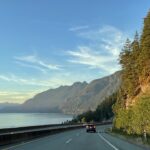 Sunset over the Sea-to-Sky Highway in British Columbia—a scenic reminder that taxes in Canada help support places like this.