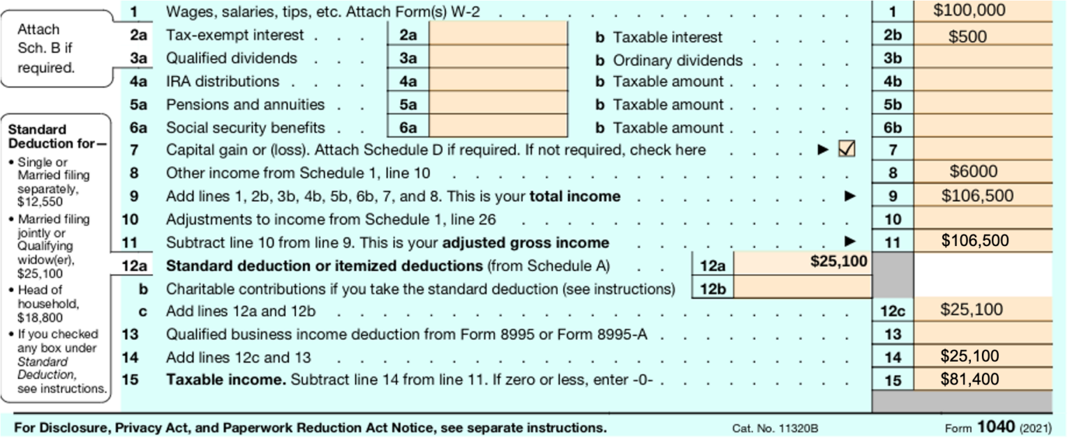 How To Complete Form 1040 With Foreign Earned Income 9588