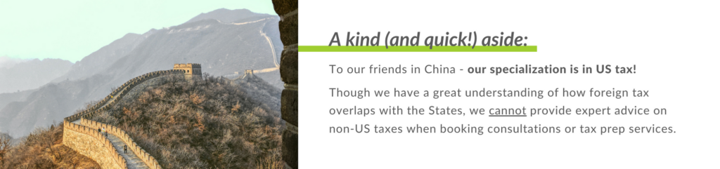 Expat Taxes in China: A Guide for Americans Living Abroad