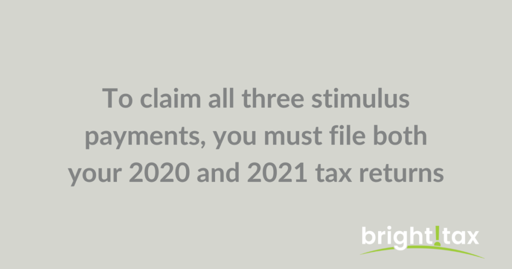 American expats are still eligible to claim their stimulus payments, but both 2020 and 2021 tax returns must be completed