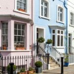 Row of colorful homes in London - How to Move to London