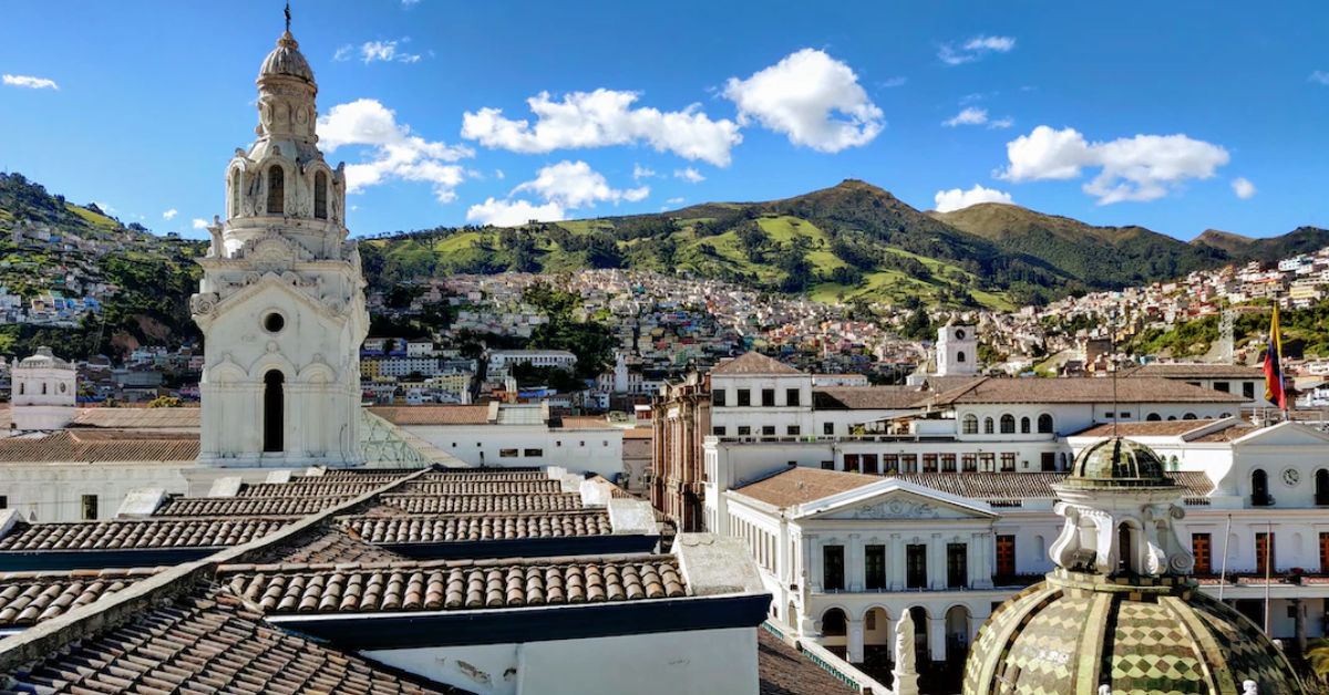Rooftop view of Quito, Ecuador, a popular place for US expats to retire