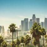 Los Angeles skyline. California is one of the most well-known sticky states, making it challenging for US citizens to change their tax residency.