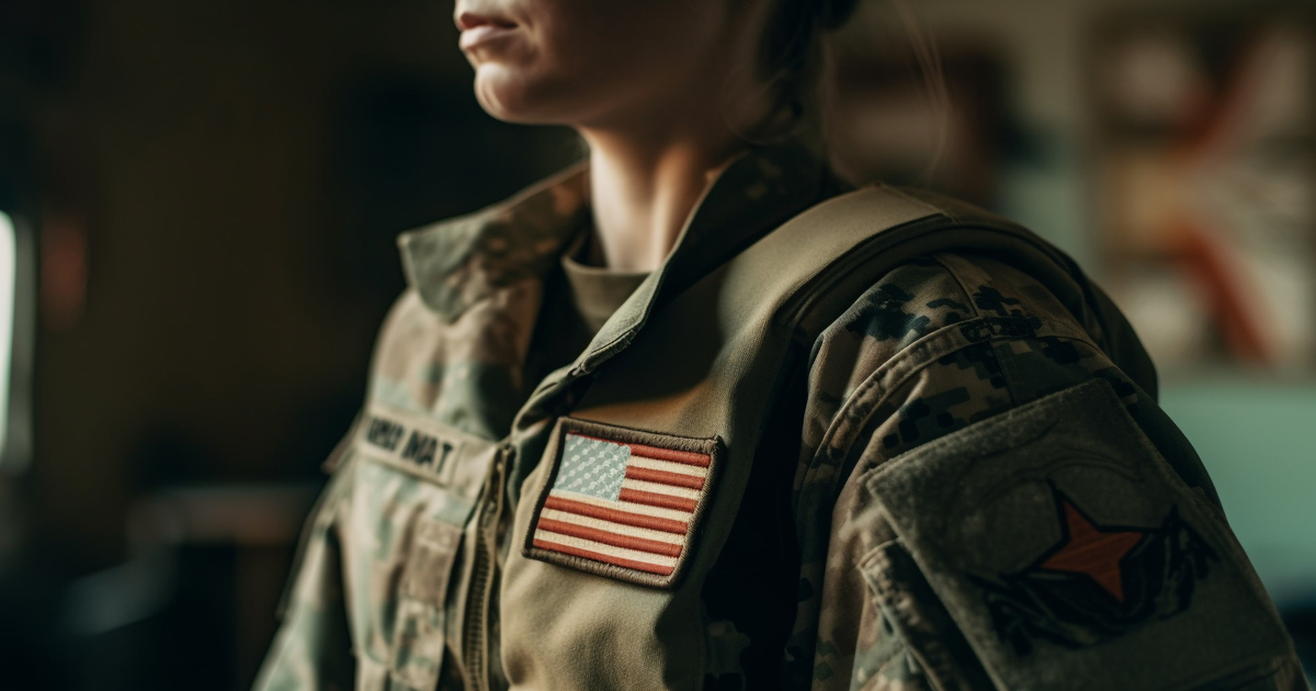 Military uniform woman looking to learn about the CZTE