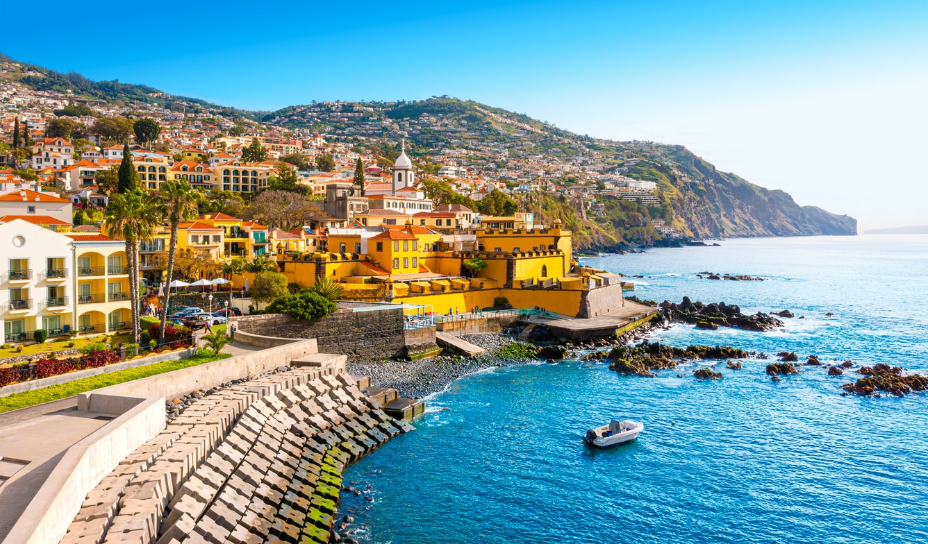Panoramic view of Funchal in Madeira, reflecting the lifestyle appeal behind the Portugal Golden Visa.