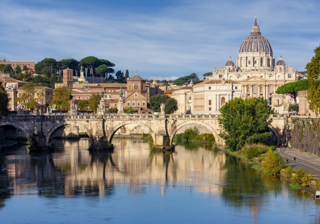Looking out over Vatican City and Rome, where questions about pope salary meet centuries of tradition.