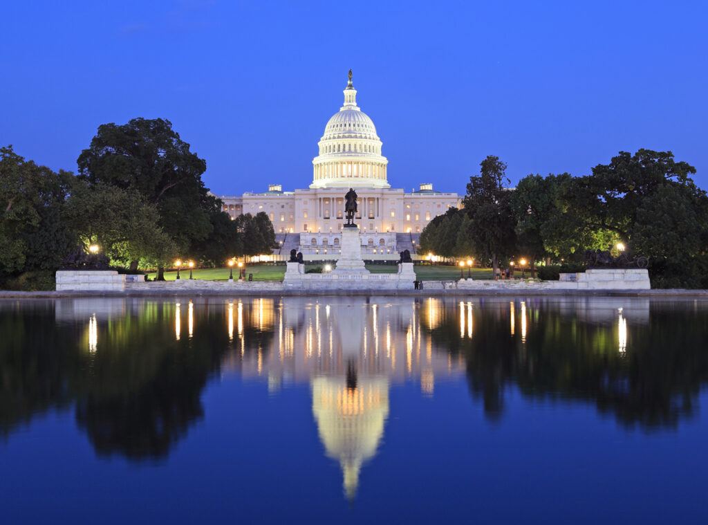 Washington DC’s Capitol at sunset, the backdrop for the latest legislation known as the Big Beautiful Bill.